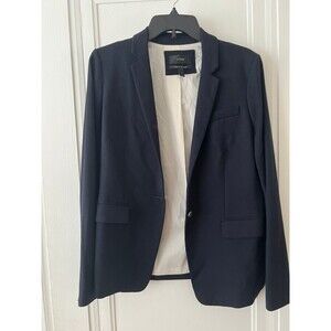 J crew regent navy blazer wool size 6